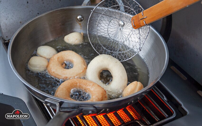 Selbst gemachte Donuts